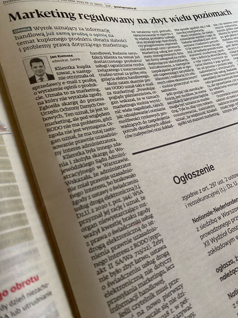 W mediach i publikacje - JM Biznes