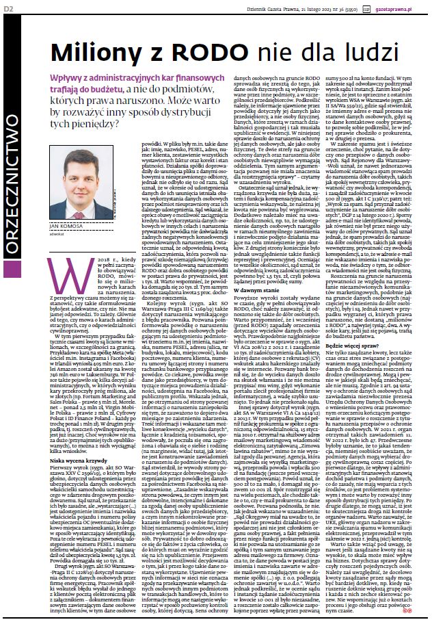 W mediach i publikacje - JM Biznes