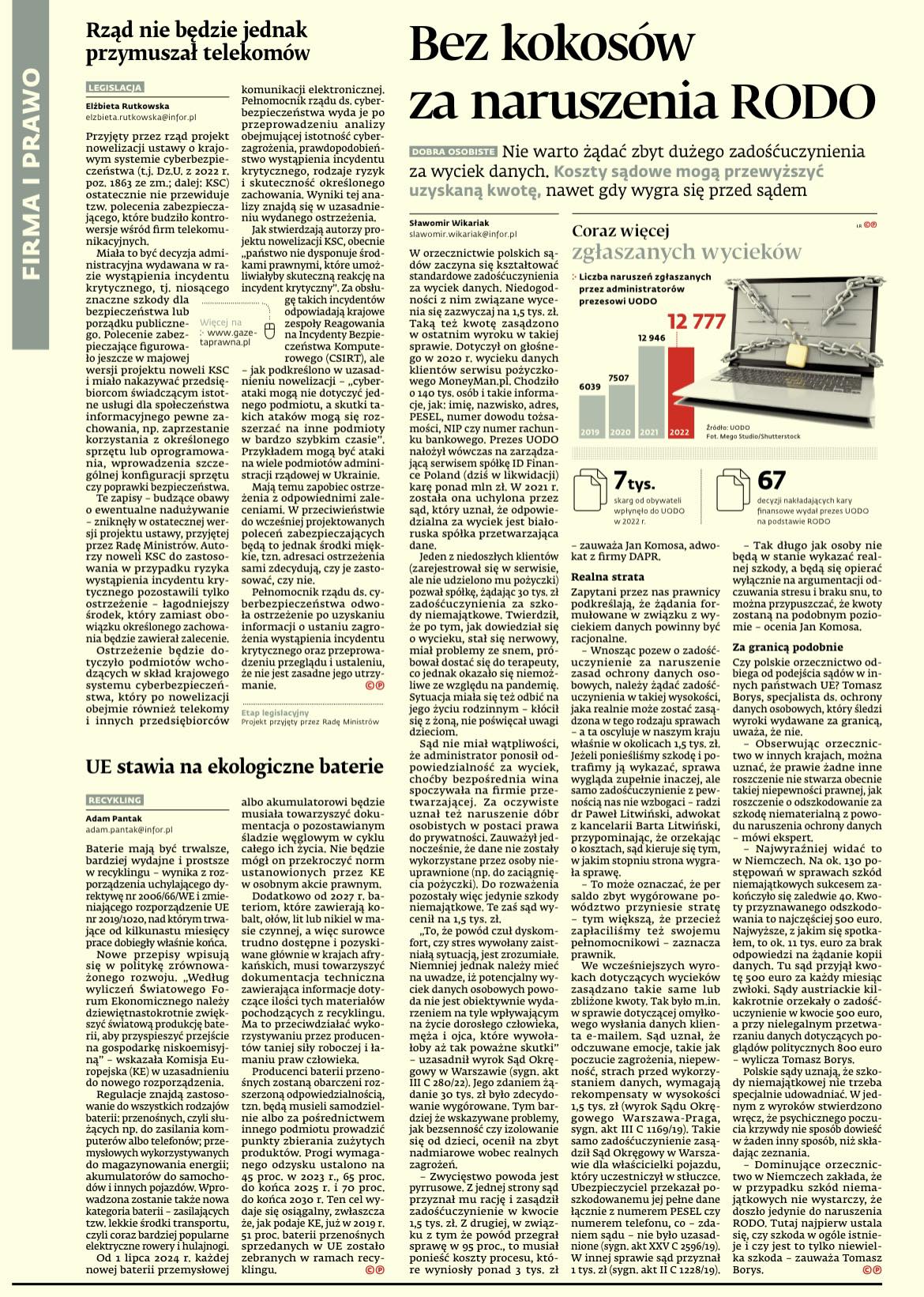 W mediach i publikacje - JM Biznes